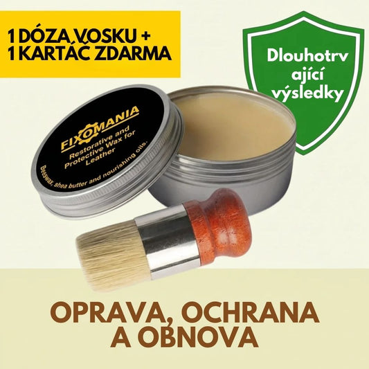 Kožený Vosk — Opravný, Ochranný a Obnovující Vosk, Dlouhotrvající a Účinný